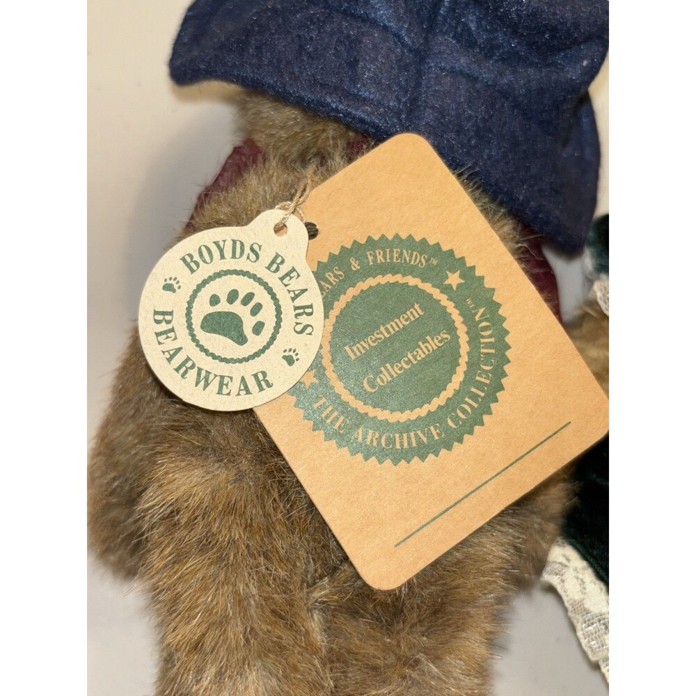 Plush Collector Bear Lot Boyd's TY Christmas Around The World Vintage Bears - Picture 6 of 9